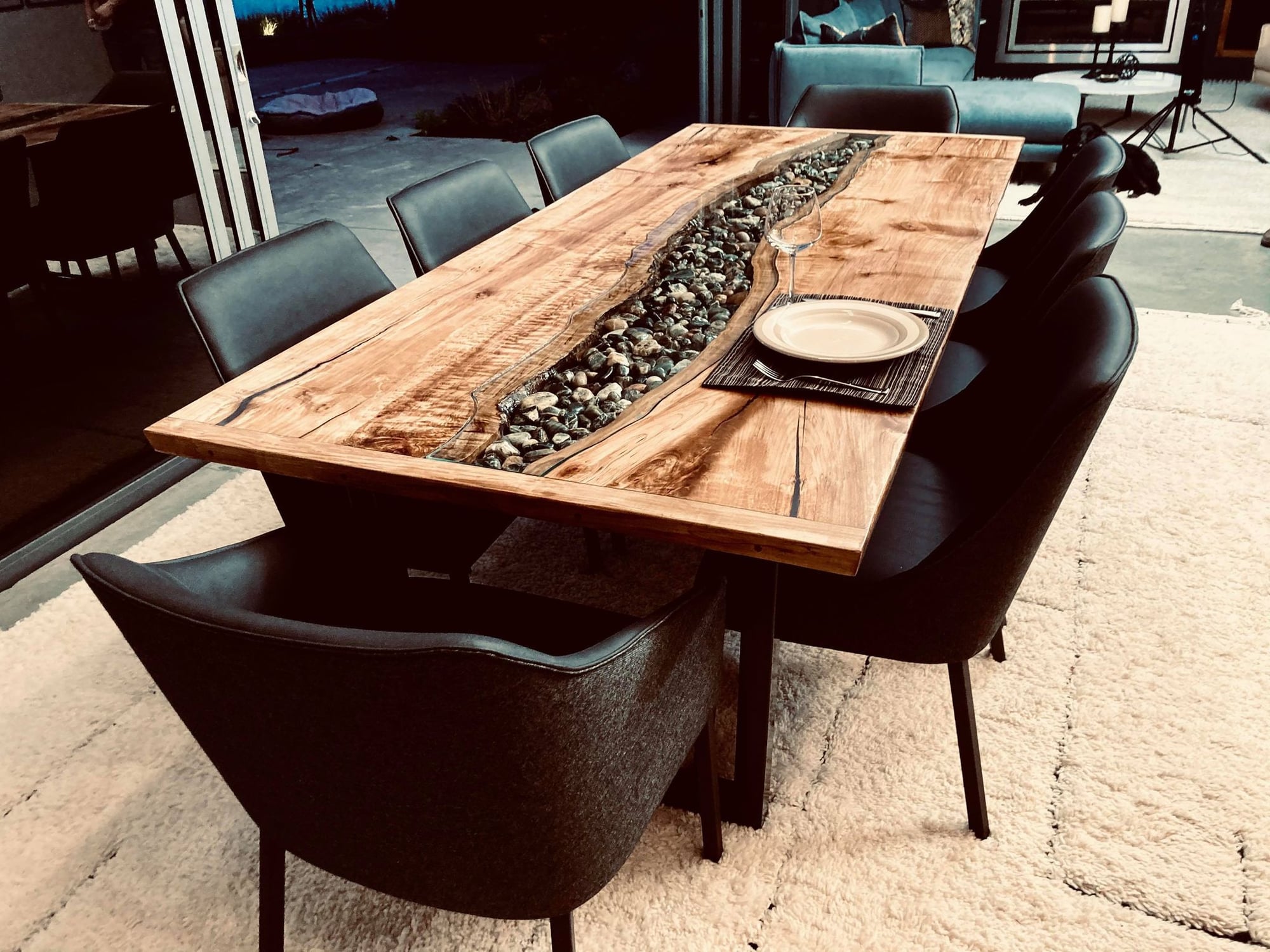 Stone river table